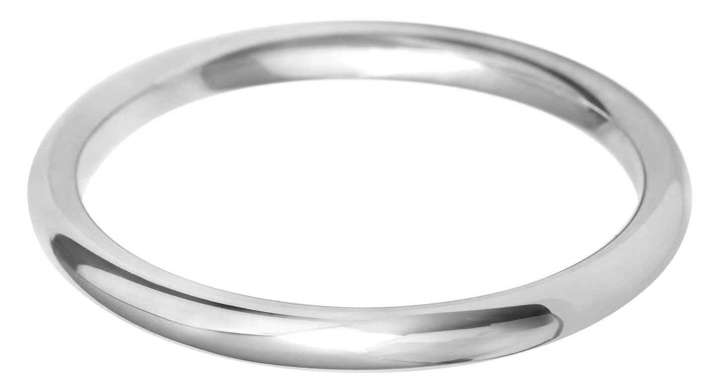 2mm Rounded Court Ring